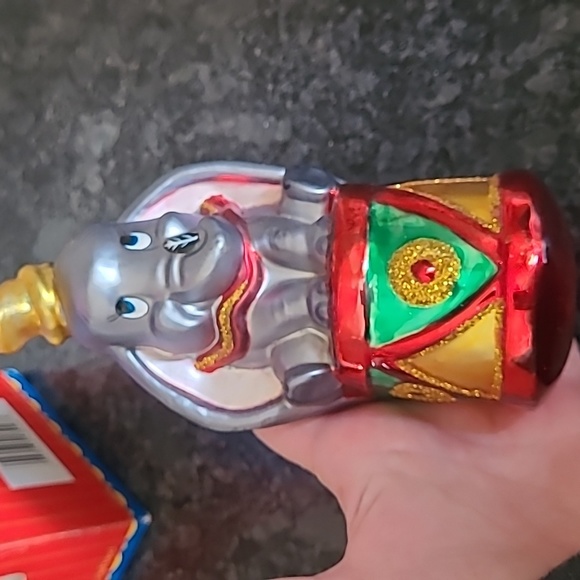 Vintage Disney Dumbo Glass Ornament - Picture 1 of 12